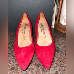 Pedro Miralles Vibrant Red Heels